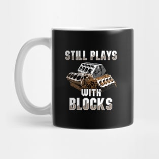 Still plays with blocks Mug